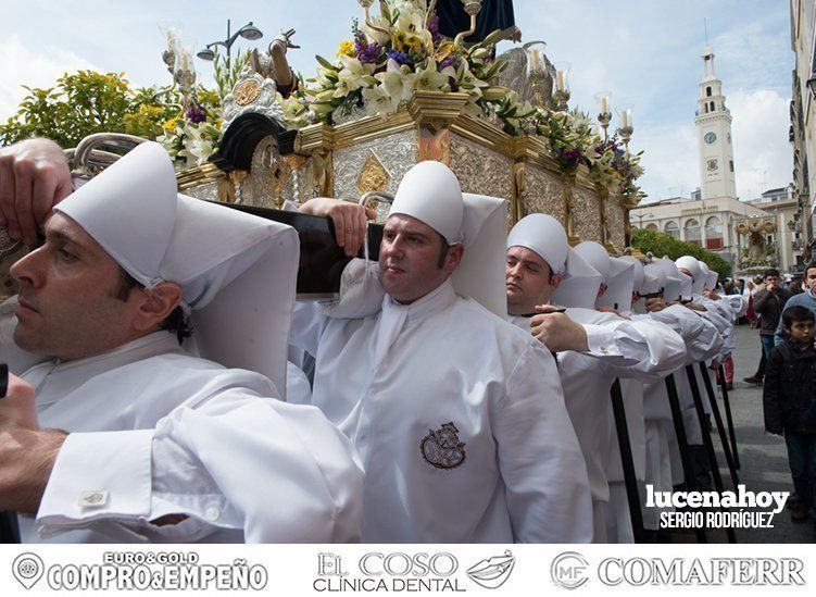 Galería: La cofradía de la Resurrección y Ángeles pone broche final a una Semana Santa de amargo regusto