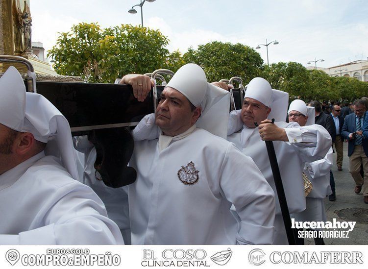 Galería: La cofradía de la Resurrección y Ángeles pone broche final a una Semana Santa de amargo regusto