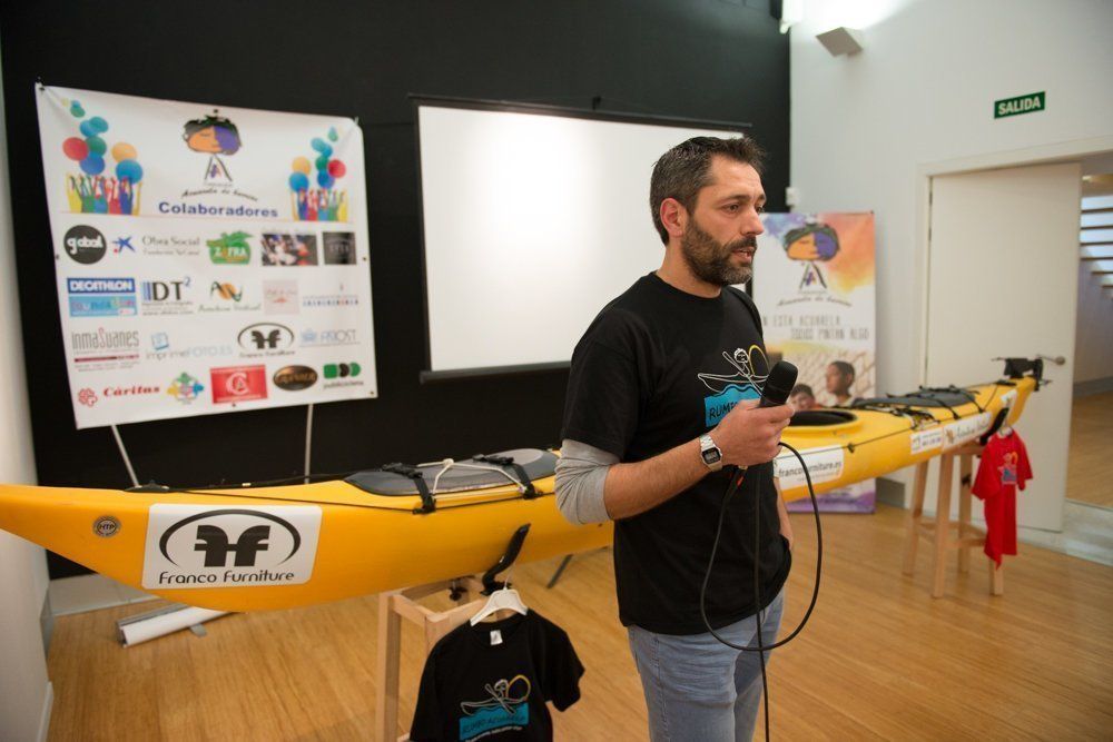  Antonio García, en la presentación del reto. Foto: Sergio Rodríguez 