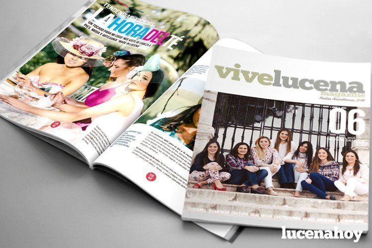  La revista Vive Lucena 6, mañana en tu kiosko habitual de forma gratuita 