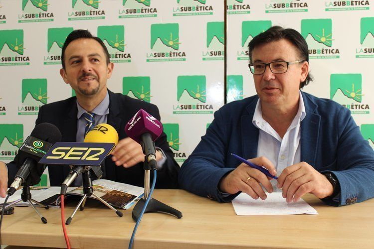  Manuel Lara y Lope Ruiz, durante la presentación 