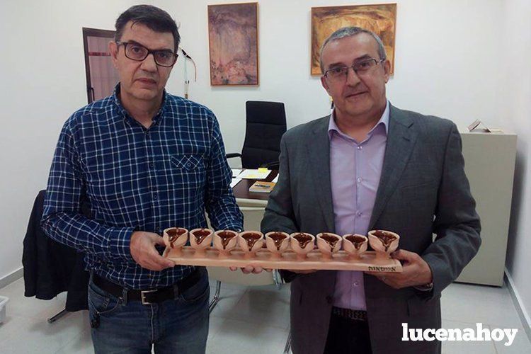  Andrés Martínez, director del Museo Arqueológico de Lorca; y Daniel Botella, arqueólogo municipal de Lucena. 