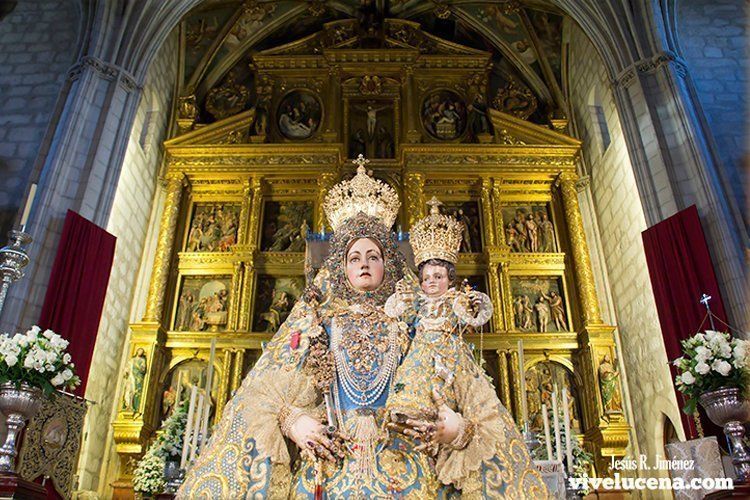  María Santísima de Araceli, en el Besamanos del pasado año. JESÚS RUIZ JIMÉNEZ 