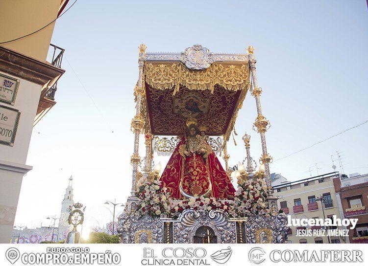 Galería: La devoción aracelitana toma las calles de Lucena en el día grande de las fiestas