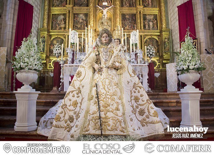 Galería: Largas colas en San Mateo para asistir al Besamanos de la Virgen de Araceli