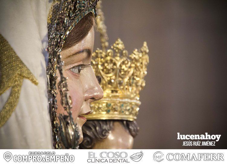 Galería: Largas colas en San Mateo para asistir al Besamanos de la Virgen de Araceli