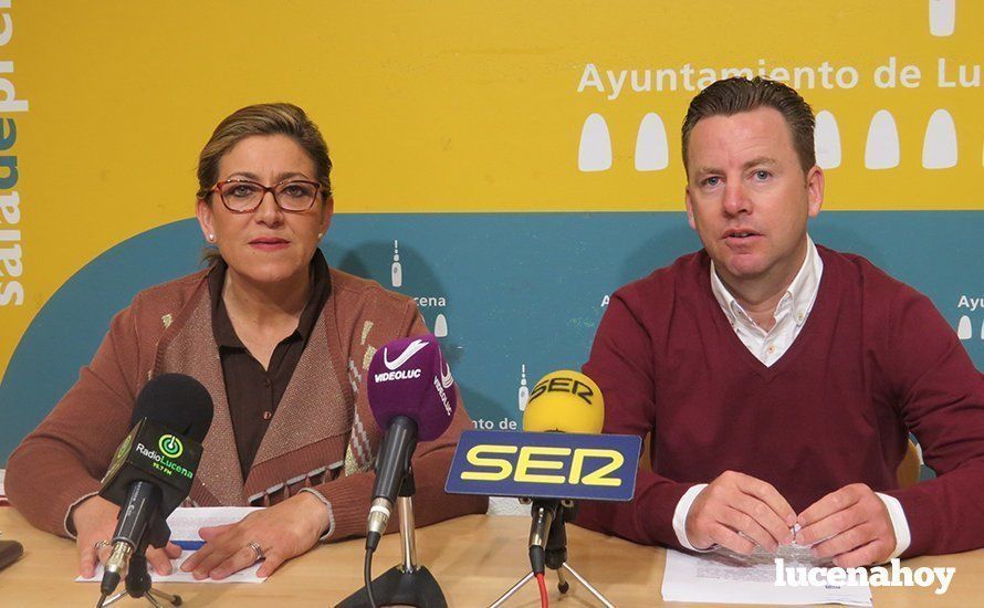 Rosario Valverde y Francisco Aguilar, ediles del PP