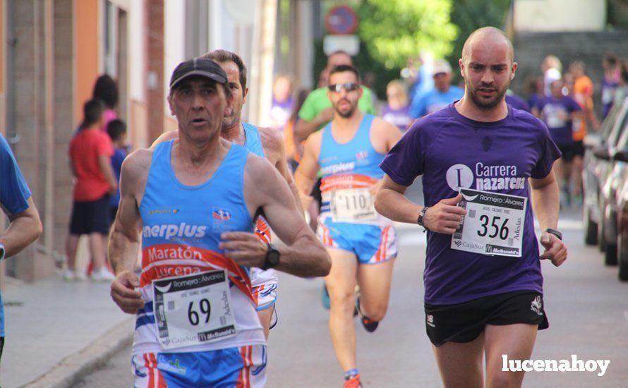 Galería 1: Una marea morada toma las calles de Lucena en la I Carrera Nazarena. Fotos de Jesús Ruiz Jiménez