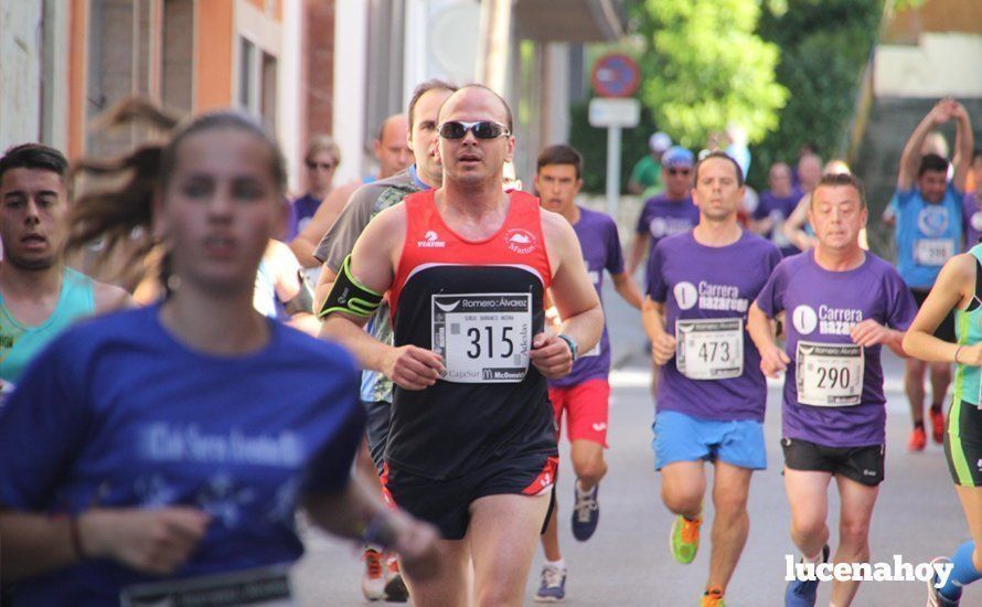 Galería 1: Una marea morada toma las calles de Lucena en la I Carrera Nazarena. Fotos de Jesús Ruiz Jiménez