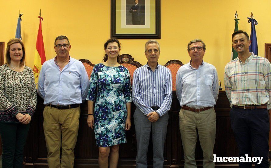  Representantes políticos y técnicos de Lucena y Lorca. 