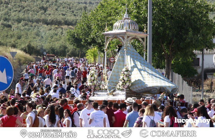 Galería: Multitudinaria despedida a la Virgen de Araceli en su Romería de Subida Galería: Multitudinaria despedida a la Virgen de Araceli en su Romería de Subida