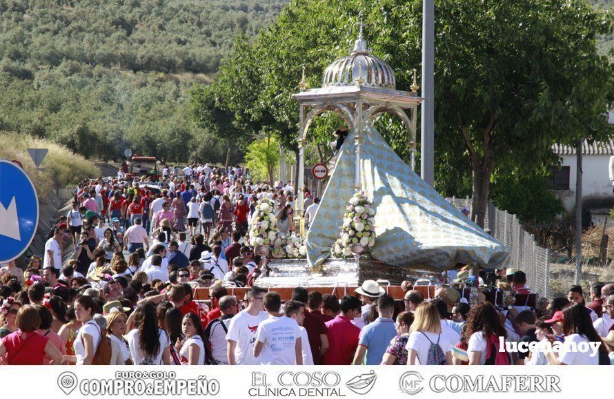 Galería: Multitudinaria despedida a la Virgen de Araceli en su Romería de Subida