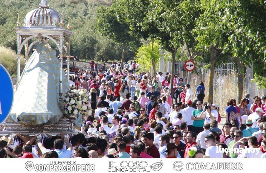 Galería: Multitudinaria despedida a la Virgen de Araceli en su Romería de Subida