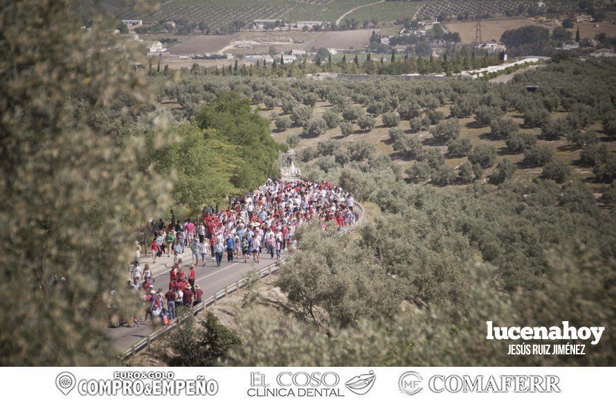 Galería: Multitudinaria despedida a la Virgen de Araceli en su Romería de Subida