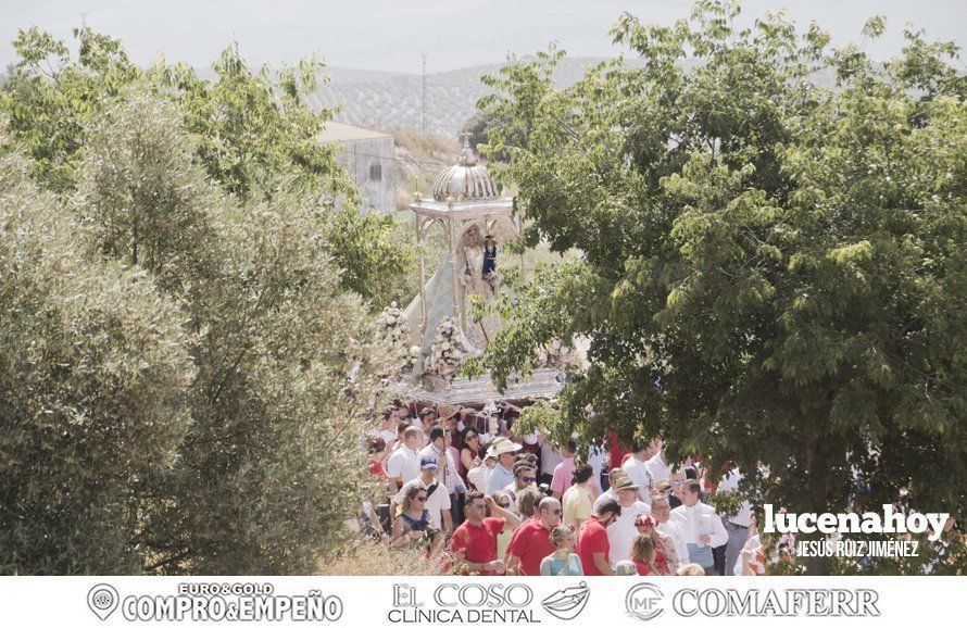 Galería: Multitudinaria despedida a la Virgen de Araceli en su Romería de Subida