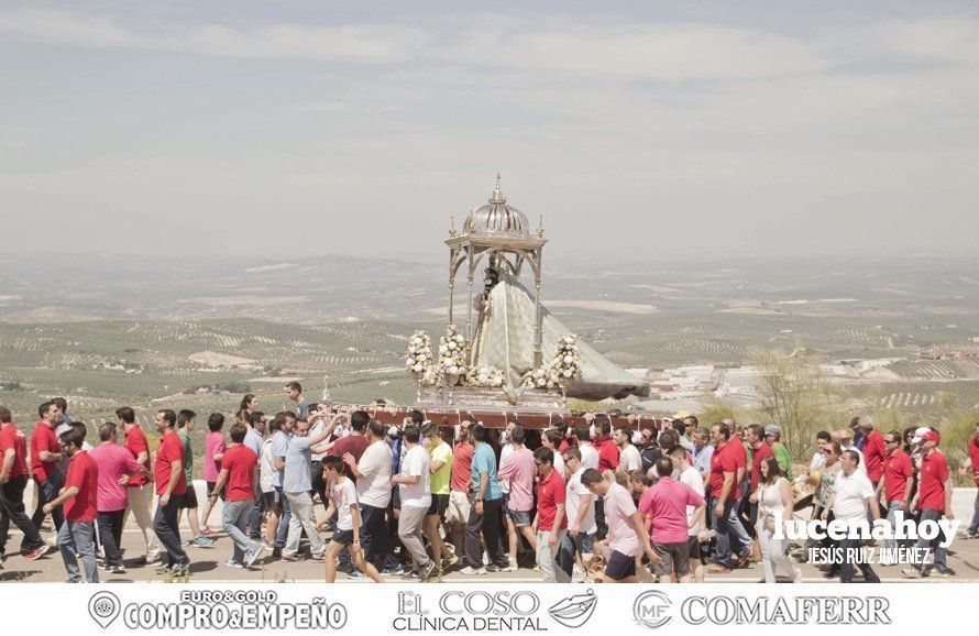 Galería: Multitudinaria despedida a la Virgen de Araceli en su Romería de Subida