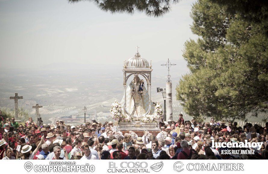 Galería: Multitudinaria despedida a la Virgen de Araceli en su Romería de Subida