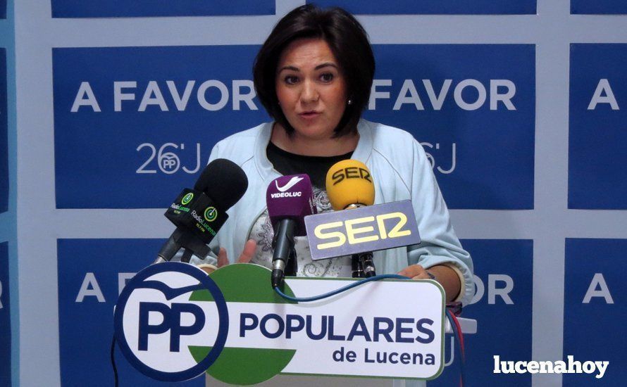  María de la O Redondo, parlamentaria andaluza del PP. 