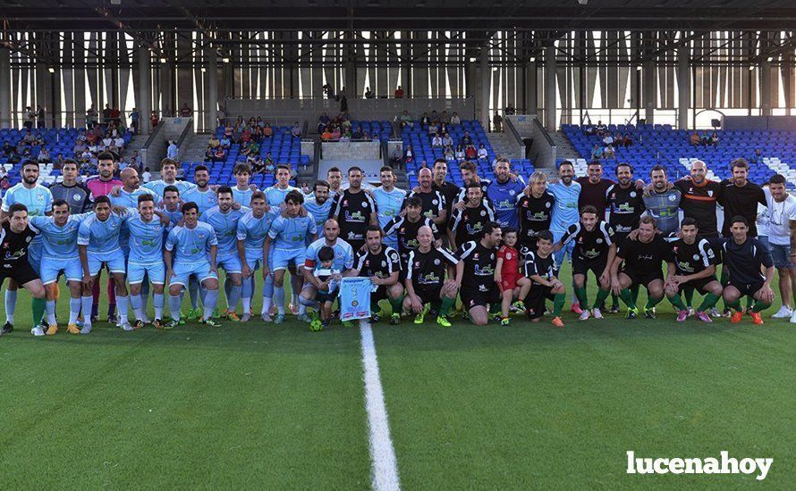  Foto de grupo antes del comienzo del partido. SERGIO RODRÍGUEZ 