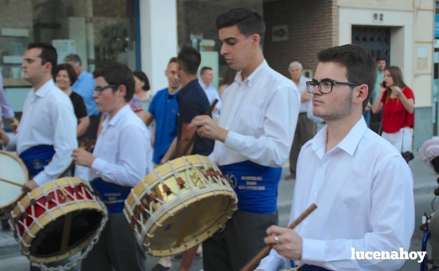 Galería: San Cristóbal vuelve a procesionar por las calles de Lucena tras un año de ausencia