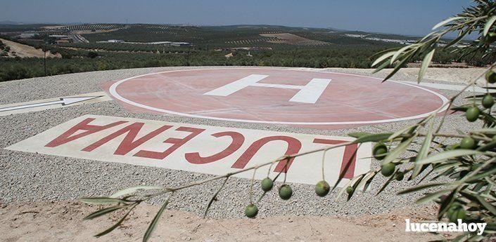  Superficio del Helipuerto, en agosto del 2015.  