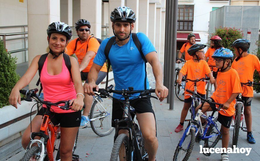 Galería: Casi 300 aficionados al MTB participaron anyer en la Ruta Nocturna en Bicicleta