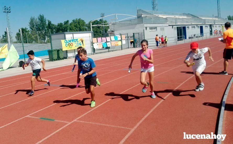  Una de las actividades que se incluyeron en las Interludo Olimpiadas. 