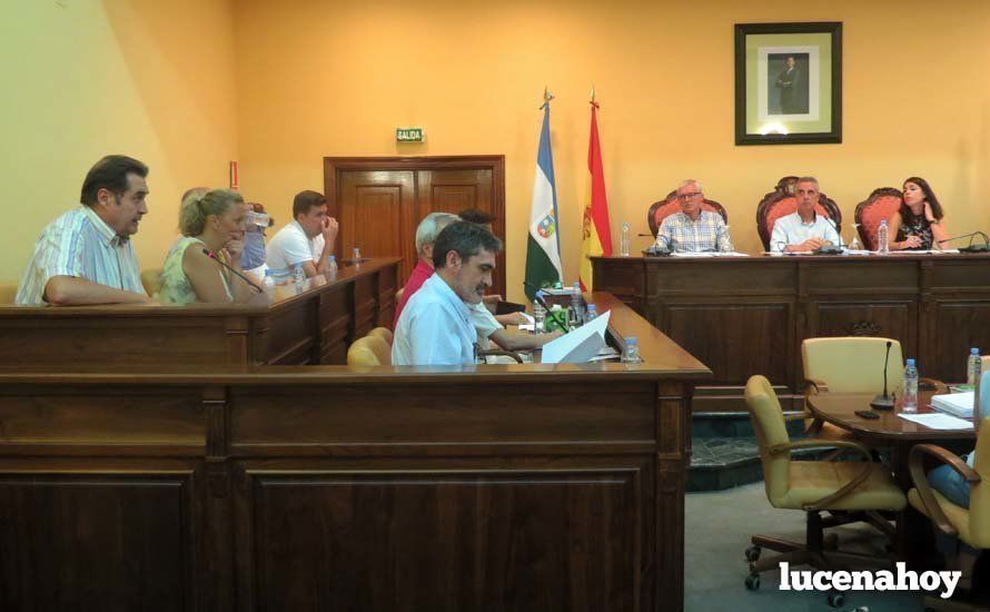  Vicente Dalda, durante una intervención en el Pleno. 