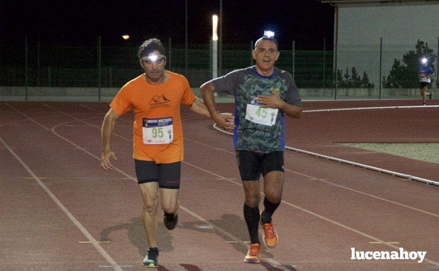 Galería: José Manuel Flores y Nazaret Escudero se imponen en la Carrera Nocturna Solidaria "Entra en Juego por el Alzhéimer" celebrada entre Cabra y Lucena