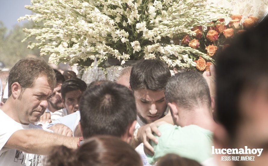 Galería: Cabra: Miles de personas acompañan a la Virgen de la Sierra en la 'Bajá' más calurosa de los últimos años