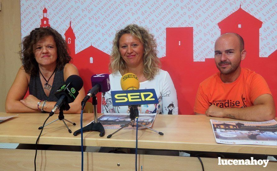  Araceli Delgado, María del Mar Morales y José Juárez. 