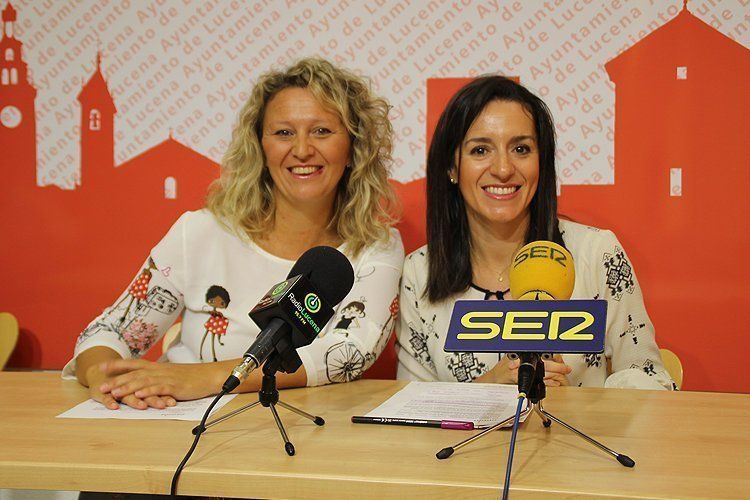  Mar Morales y Araceli Bergillos durante la rueda de prensa en la que han dado cuenta de los acuerdos de la Junta de Gobierno Local 