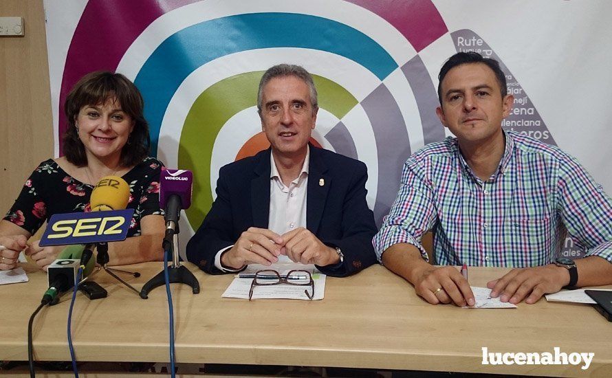  Cati Molina,  Juan Pérez y Manuel Lara. 