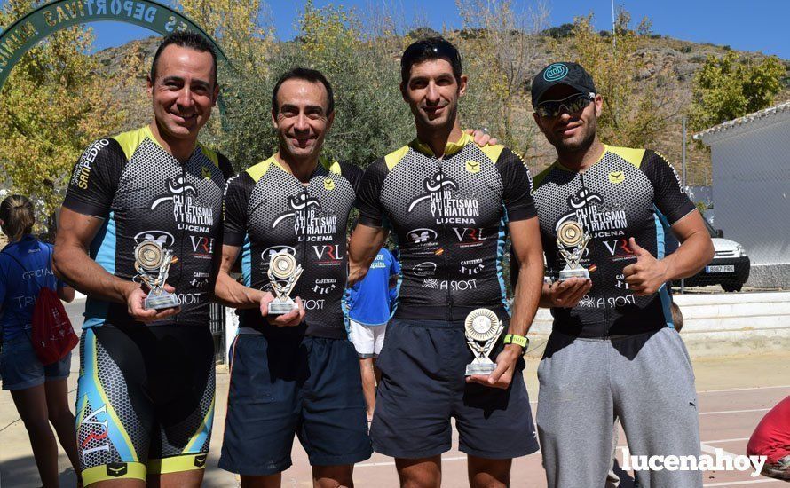  Deportistas del Club de Atletismo y Triatlón de Lucena. 