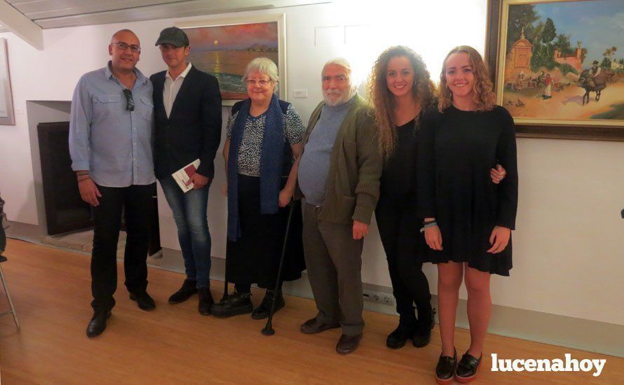  José Manuel Soto, Manuel Lara, Isabel Jurado, Rafael Aguilera e intérpretes musicales de la inauguración. 