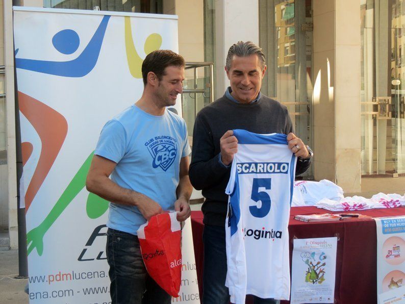 Galería: Sergio Scariolo asiste a la Olimpiada de Dibujo Solidaria y al torneo de baloncesto 3x3