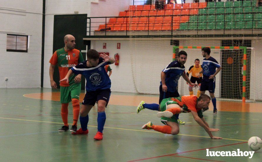  Ceci y Cabrera, jugadores del Lucena Futsal. ARCHIVO 