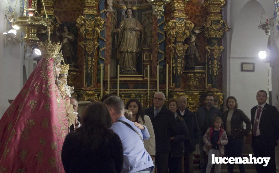 Galería: Besamanos Extraordinario a la Virgen de Araceli, dos días de devoción en el Santuario Galería: Besamanos Extraordinario a la Virgen de Araceli, dos días de devoción en el Santuario