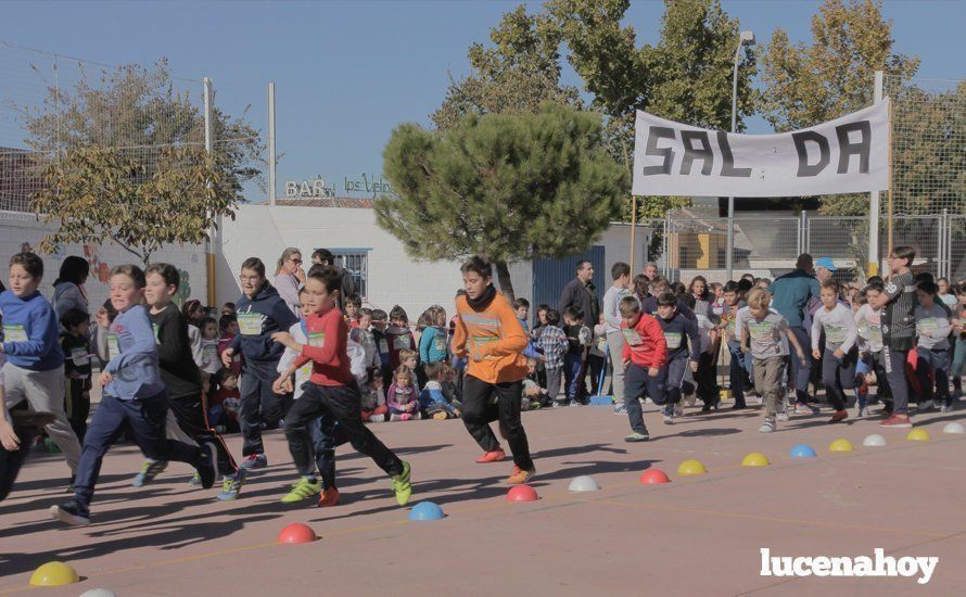  Una de las carreras celebradas en el CEIP Antonio Machado 