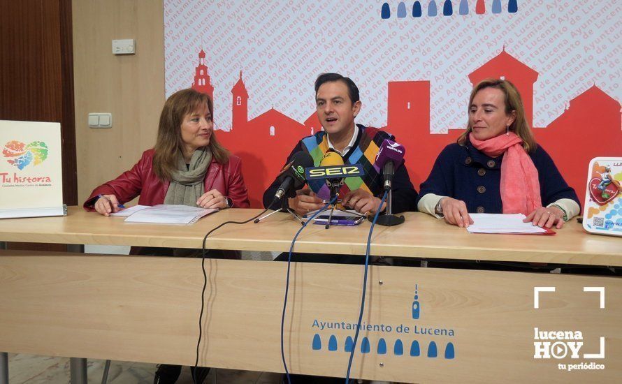  Eva Bermúdez, Manuel Lara y Belén Jiménez. 