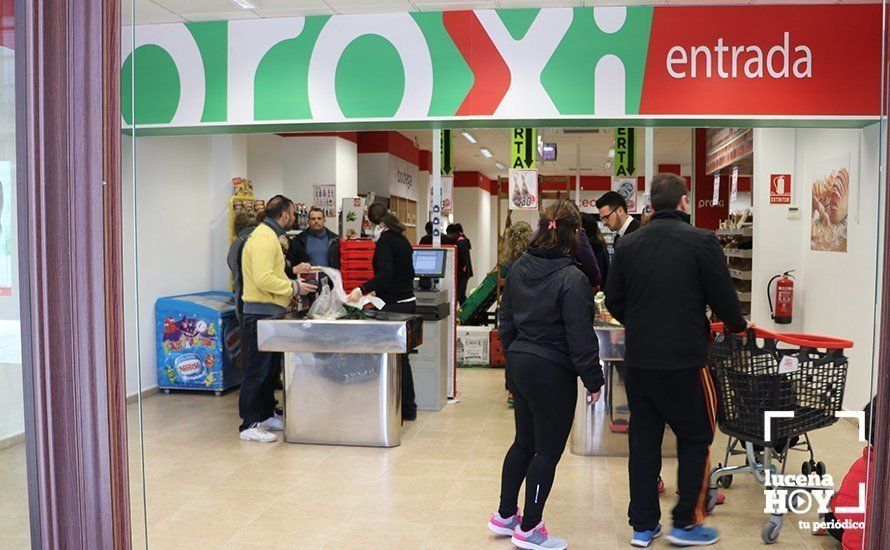  Una imagen del nuevo supermercado, ayer domingo 