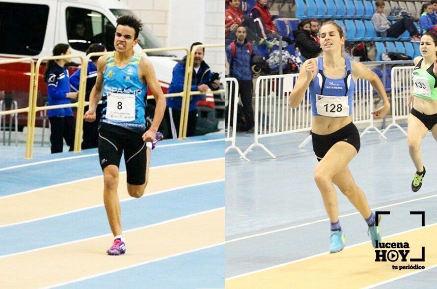  Fran Ramírez y Ana López Flores, deportistas lucentinos clasificados para el Campeonato de España. 