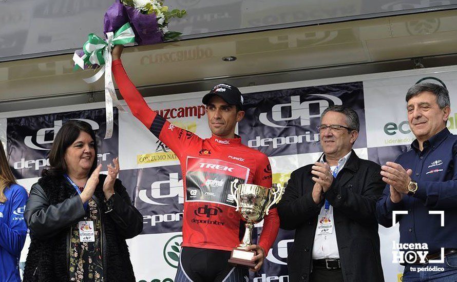  Alberto Contador, nuevo líder de la Vuelta Ciclista a Andalucía. 