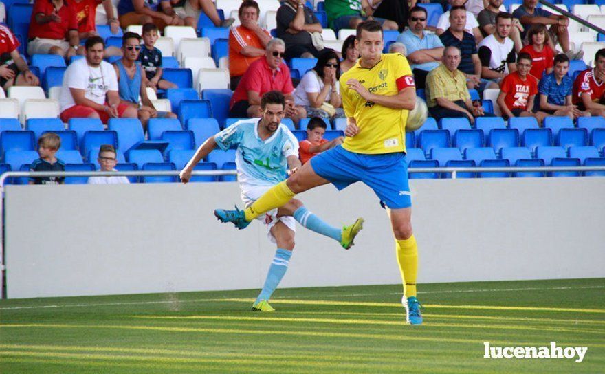  David Carmona, autor del gol del Ciudad de Lucena. ARCHIVO 