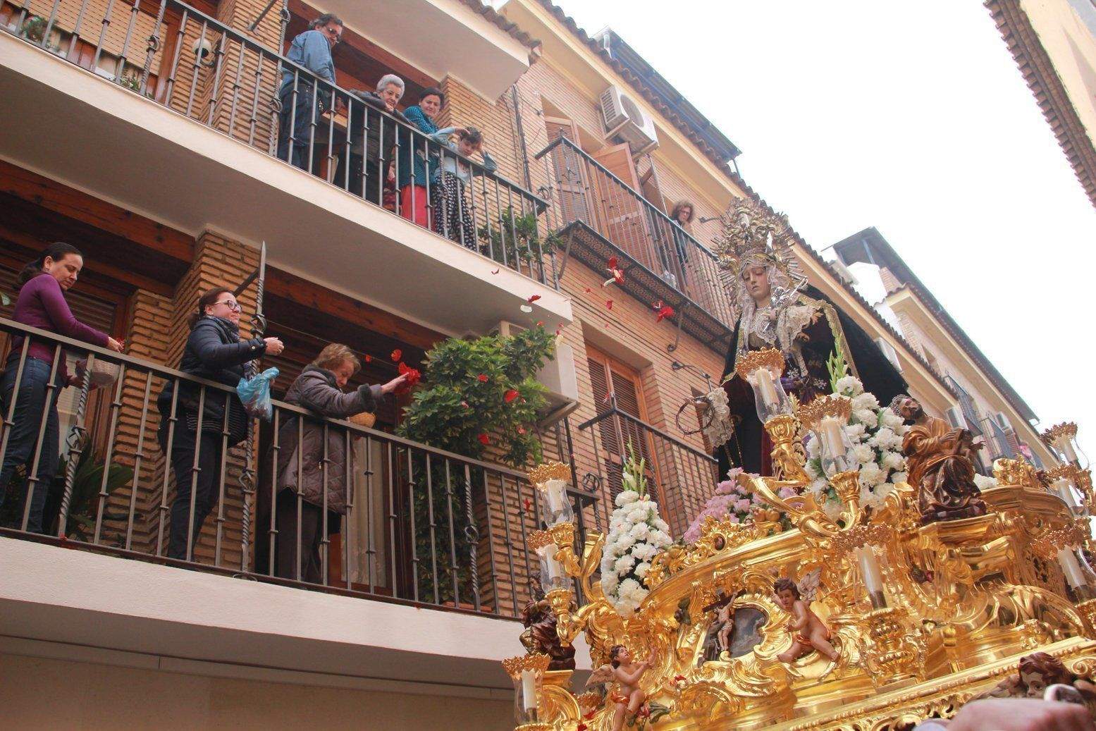 Galería: Las fotos de la procesión extraordinaria de María Stma. de la Pasión y Ánimas con motivo del XXV Aniversario de la Cofradía de Pasión