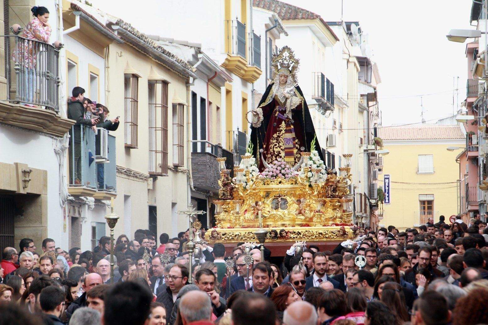 Galería: Las fotos de la procesión extraordinaria de María Stma. de la Pasión y Ánimas con motivo del XXV Aniversario de la Cofradía de Pasión