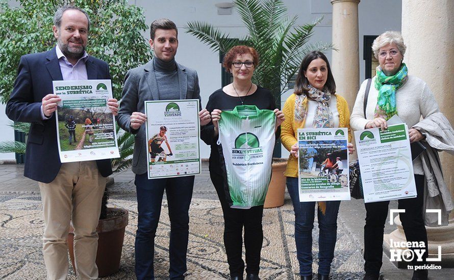  Presentación del Bike Festival Vía Verde, hoy en la Diputación Provincial 