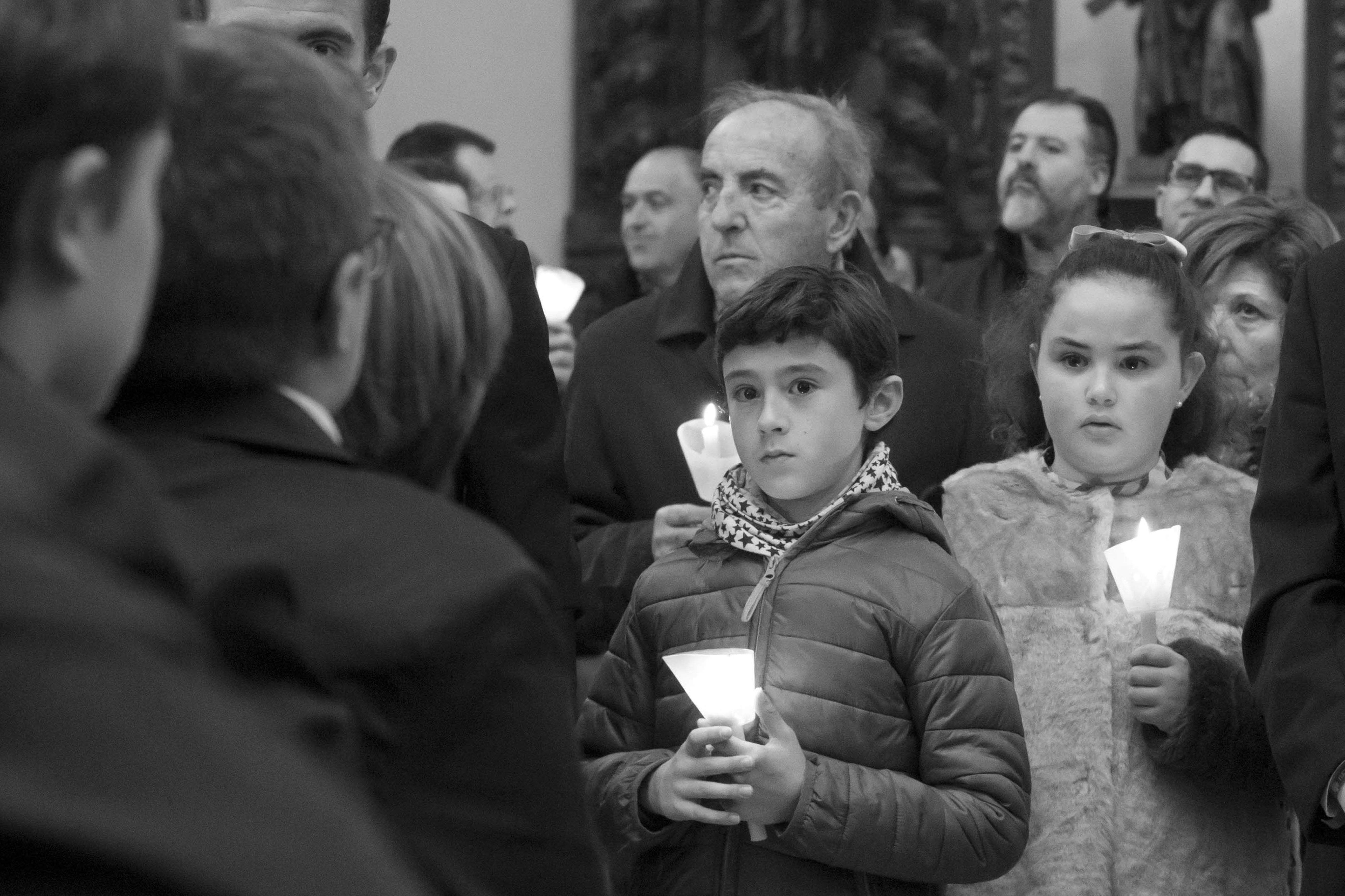 Galería: Un Vía Crucis de Pasión en el claustro del convento franciscano. Imágenes de Jesús Ruiz "Gitanito"