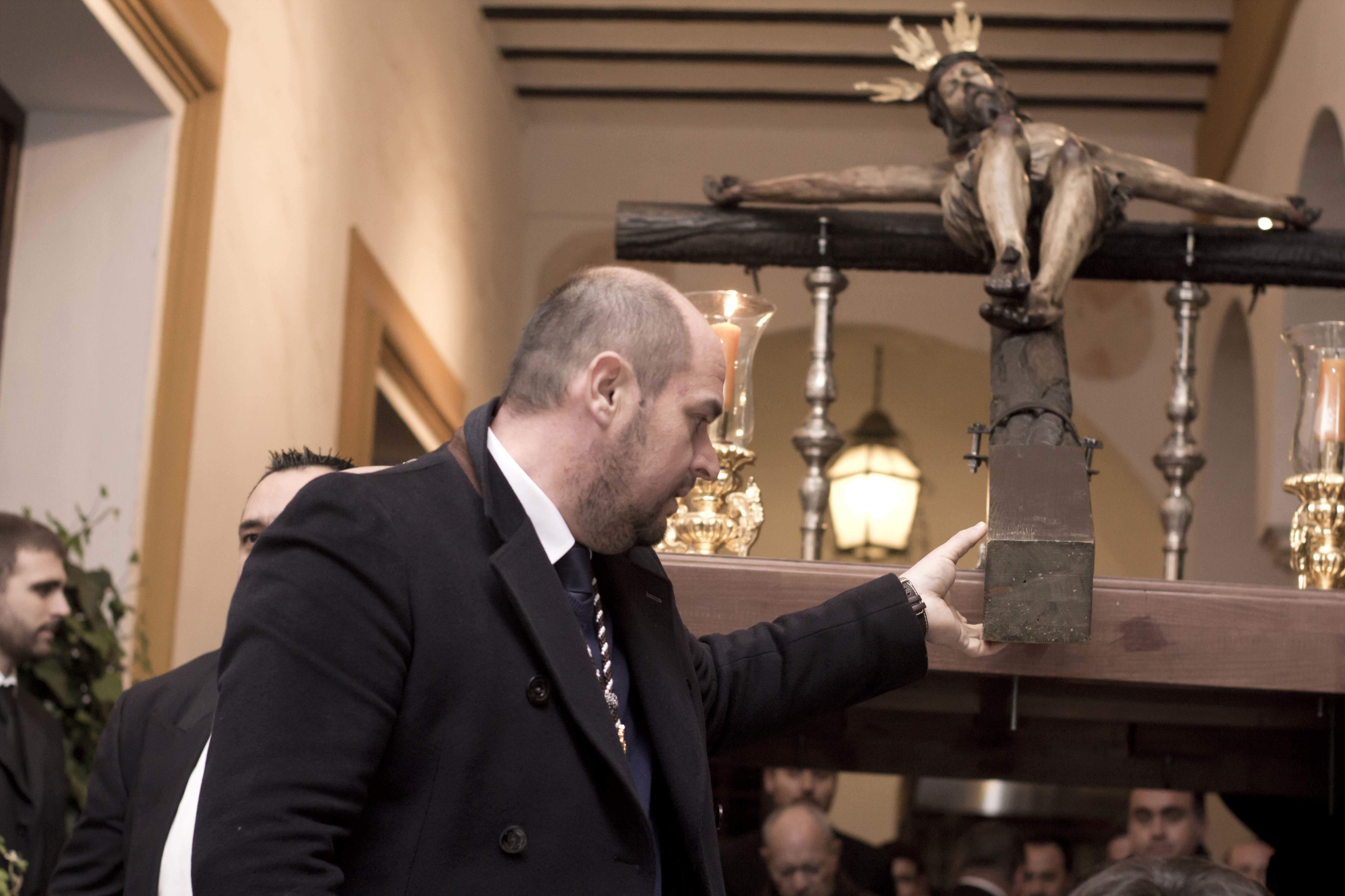 Galería: Un Vía Crucis de Pasión en el claustro del convento franciscano. Imágenes de Jesús Ruiz "Gitanito"