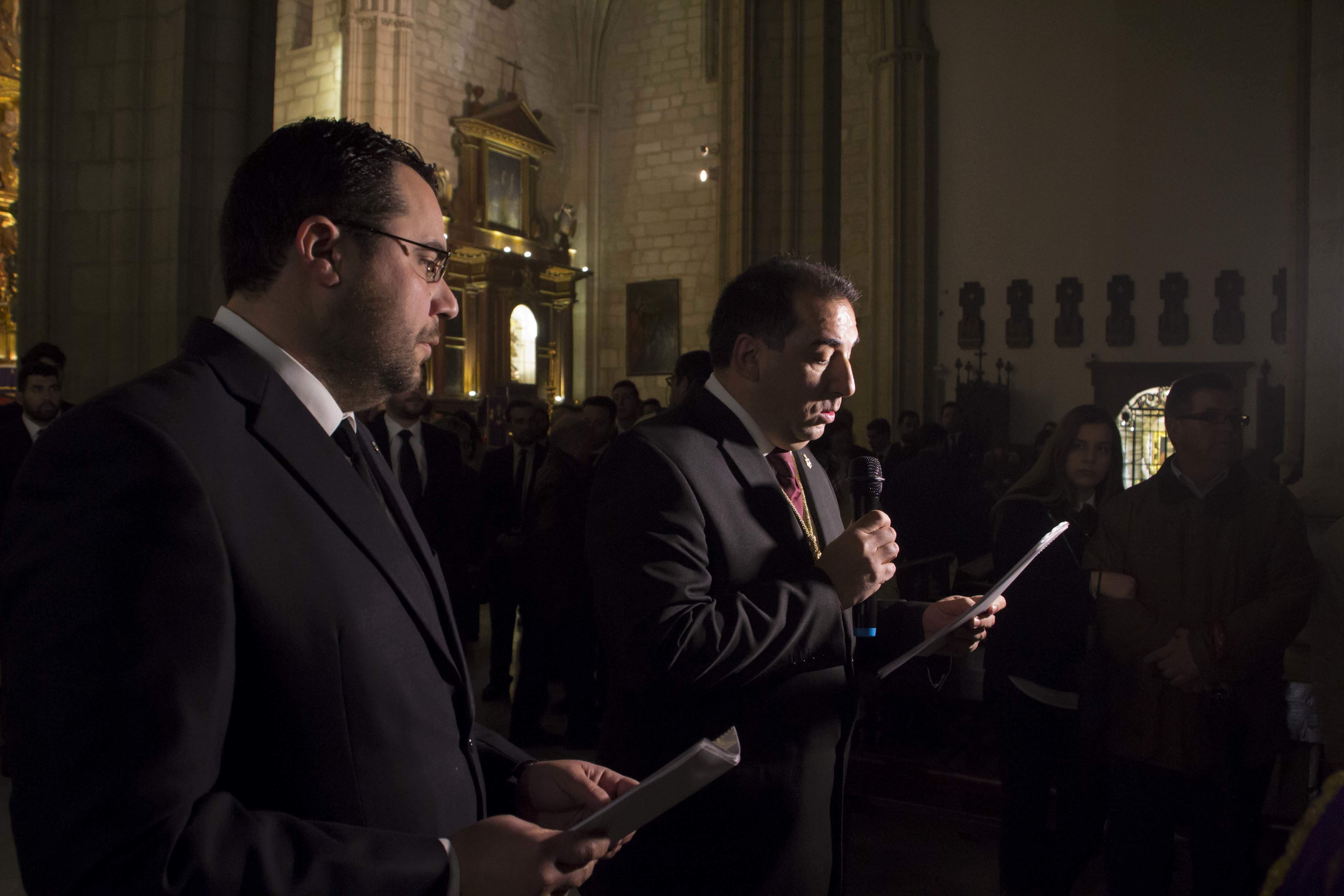 Galería: La Humillación también celebró su Vía Crucis en la intimidad del templo de San Mateo